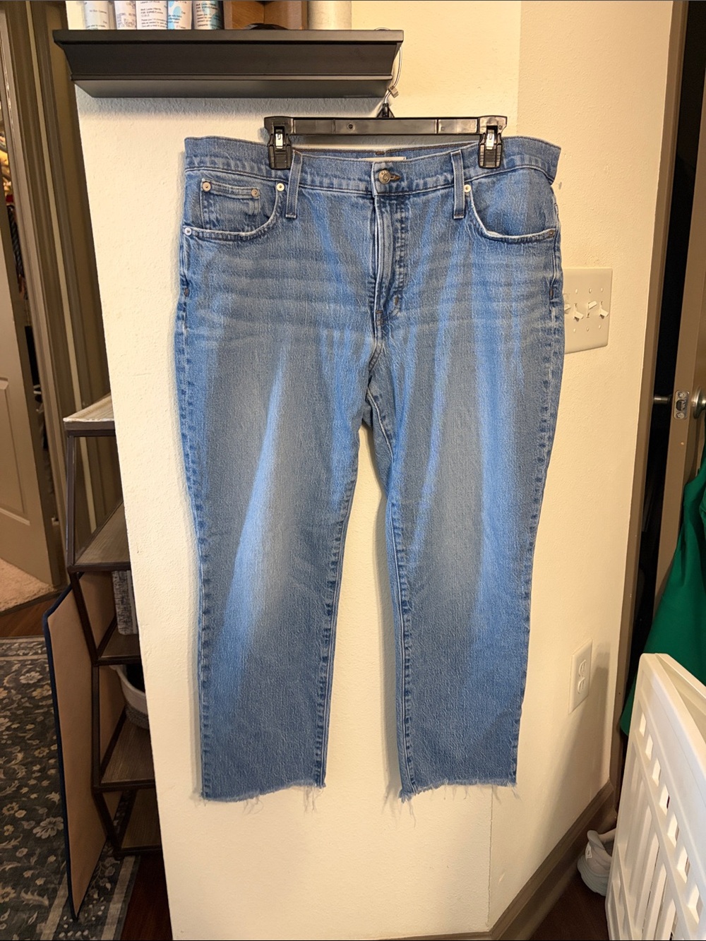 Madewell Women's Midrise the Perfect Vintage Jean Light Blue